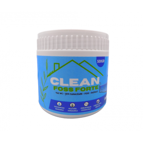  Clean Foss Forte - Bioactivator pentru Fose Septice - 500gr