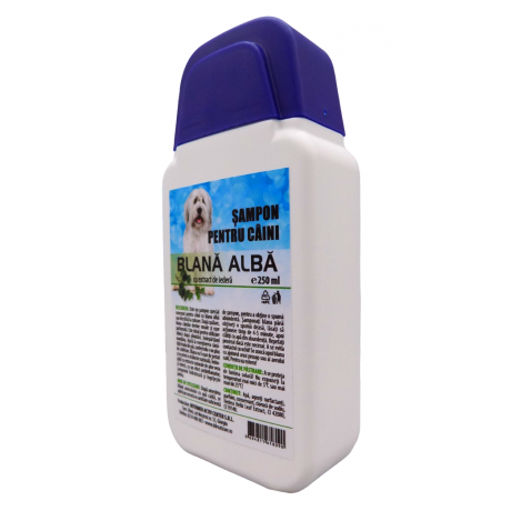  Sampon pentru Caine cu Blana Alba - 250 ml