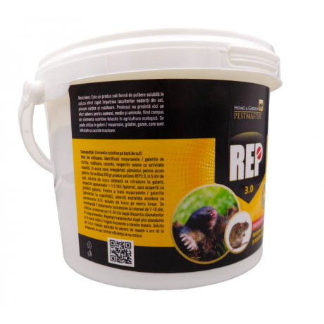  REP 3.0 – Repelent impotriva cartitelor si rozatoarelor - 1,5 kg