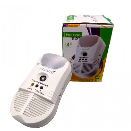 Pest Repeller 5 in 1: Dispozitiv contra soarecilor cu purificator de aer (450mp)