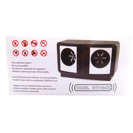 A319 DUAL Pest Repeller  - (200 mp): Aparat anti soareci cu ultrasunete