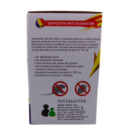 Pestmaster: ZN1002 - Ultrasunete si unde electromagnetice anti gandaci 