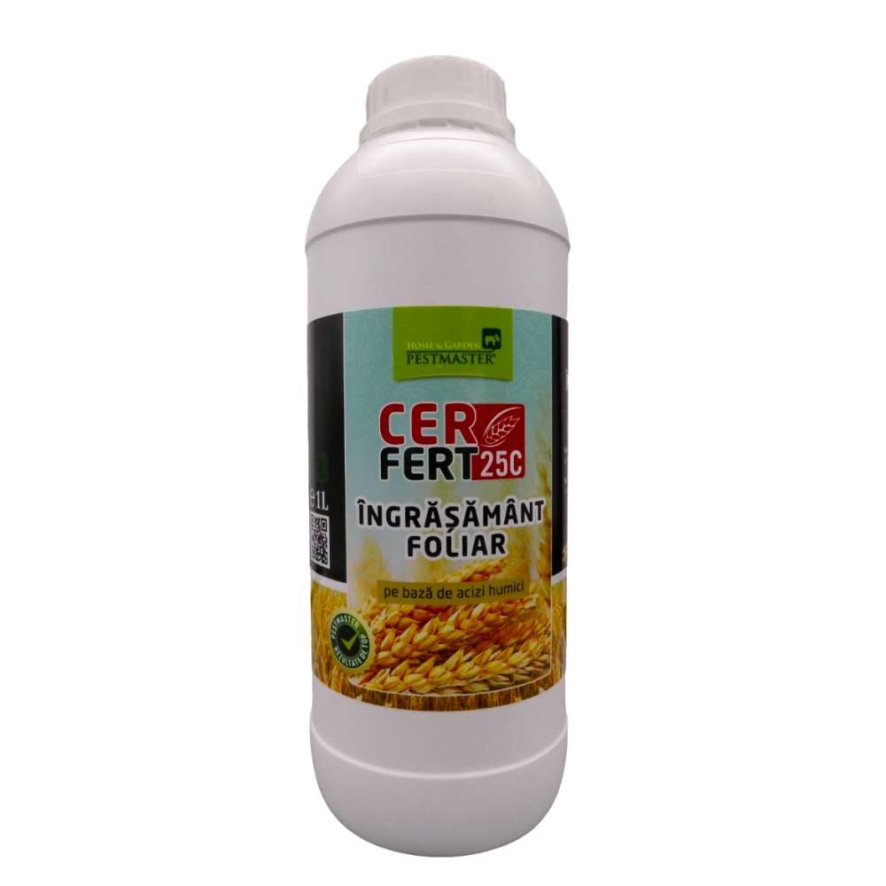  Cerfert 25C: Ingrasamant foliar pentru orz, grau, ovaz - 1L