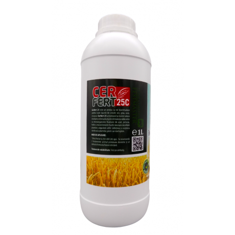  Cerfert 25C: Ingrasamant foliar pentru orz, grau, ovaz - 1L