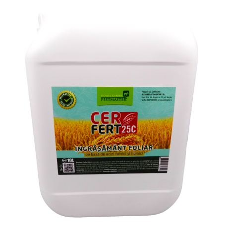  Cerfert 25C: Ingrasamant foliar pentru orz, grau, ovaz - 10L