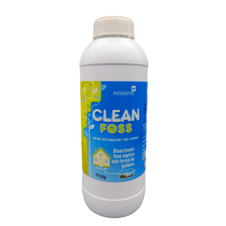 Clean-Foss - bioactivator fose septice sub forma de pulbere - 1kg