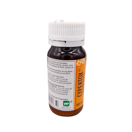 Cypertox FORTE (50 ml): Solutie profesionala de contact contra insectelor 