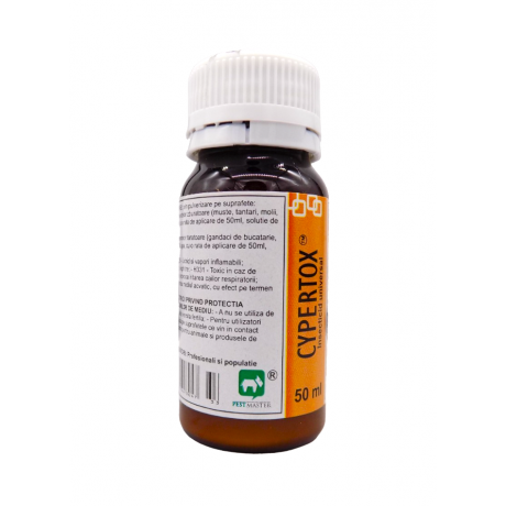 Cypertox FORTE 50 ml: Insecticid pentru igiena publica anti insecte 