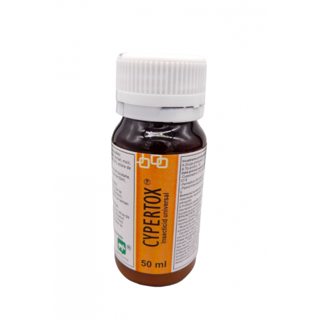 Cypertox FORTE (50 ml): Solutie profesionala de contact contra insectelor 