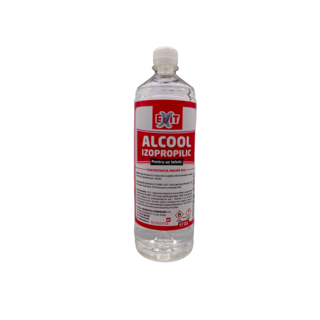 Exit 1L- alcool izopropilic - agent de curatare, degresare si igienizare pentru diverse suprafete