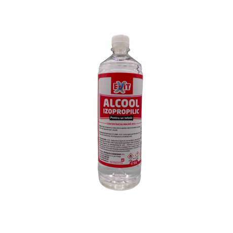 Exit 1L- alcool izopropilic - agent de curatare, degresare si igienizare pentru diverse suprafete