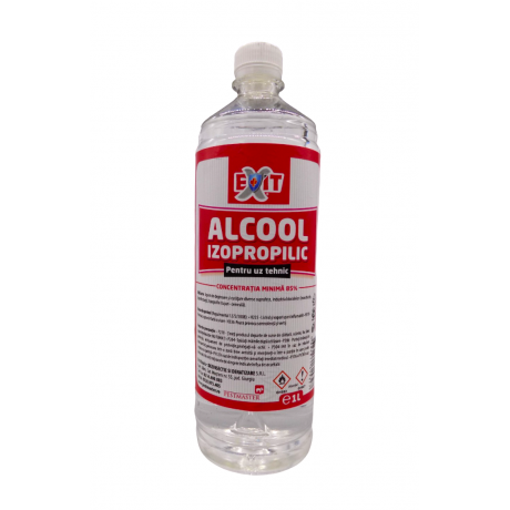 Exit 1L- alcool izopropilic - agent de curatare, degresare si igienizare pentru diverse suprafete