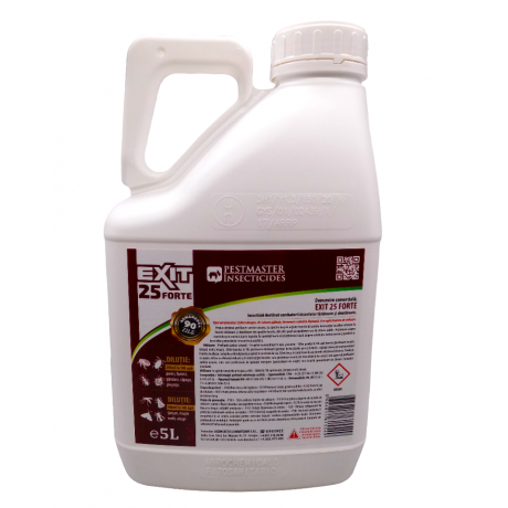 Exit 25 FORTE, 5 L - Insecticid profesional cu efect de soc 