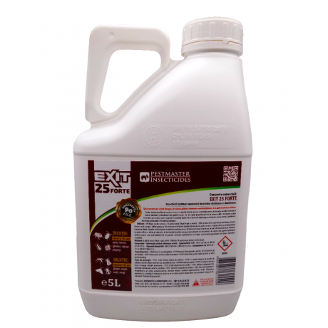 Exit 25 FORTE, 5 L - Insecticid profesional cu efect de soc 