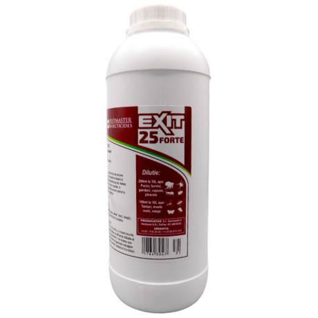 Exit 25 FORTE 1 L - Insecticid profesional, cu combatere rapida 