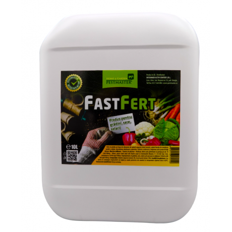  Fast Fert, 10 L: Dezinfectant ecologic pentru sere, gradini, solarii 