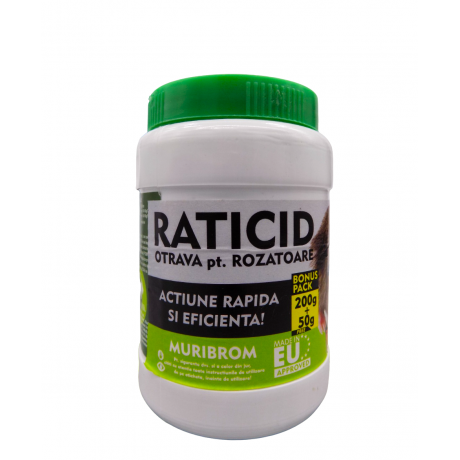  MURIBROM 200+50g : Raticid pentru rozatoare