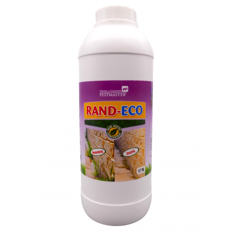  Pestmaster: Rand-Eco -  erbicid total pe baza de acid acetic concentrat, 1l.