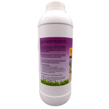  Pestmaster: Rand-Eco -  erbicid total pe baza de acid acetic concentrat, 1l.