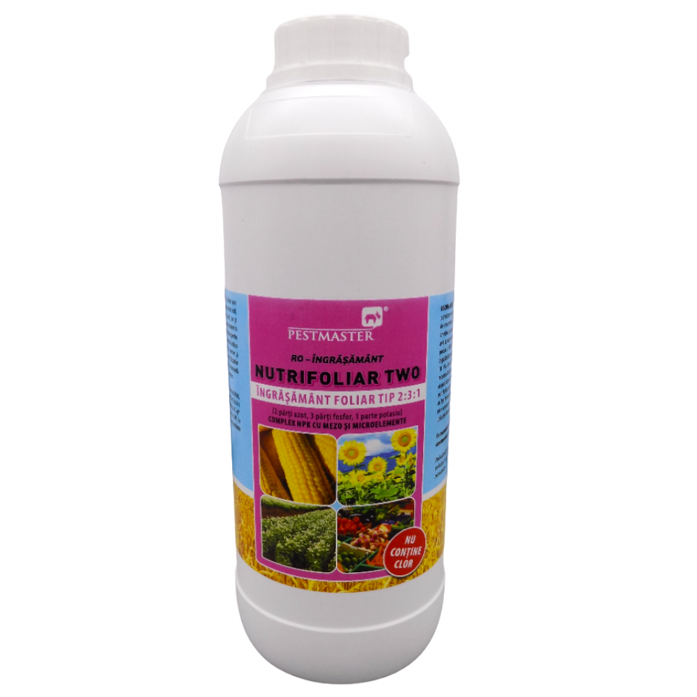 Pestmaster: Ingrasamant Nutrifoliar Two, 1L -  Tip 2:3:1 