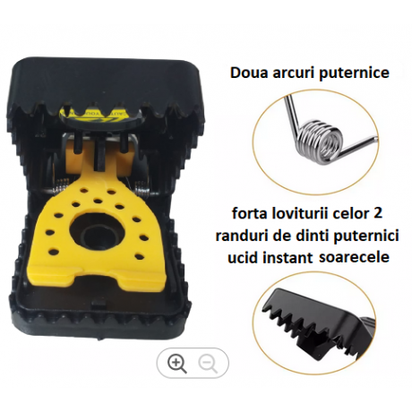 Strong Mouse Catcher: Capcana mecanica reutilizabila, pentru soareci