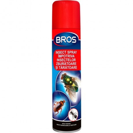 Bros: Spray Impotriva Insectelor Zburatoare Si Taratoare  cu aerosol, 400ml (091)