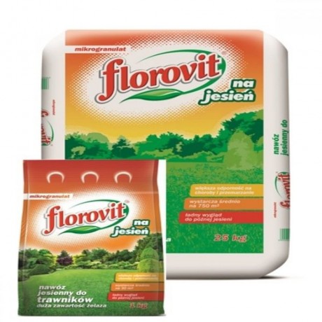 Florovit : Ingrasamant granulat de toamna pentru gazon, 4kg 