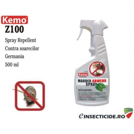 Z100, 500 ml:  Spray repellent concentrat anti rozatoare 