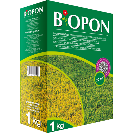 BIOPON: Ingrasamant pentru  gazon anti-ingalbenire,1 kg