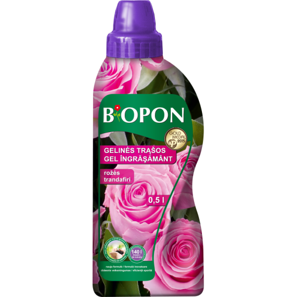 BIOPON: Ingrasamant gel pentru trandafiri, 0,5 L