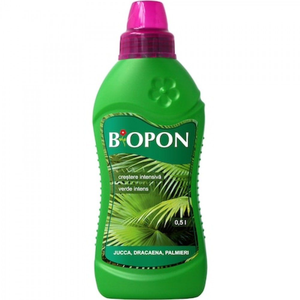 BIOPON: Ingrasamant pentru palmieri, yucca si dracaena, 0,5 L