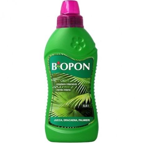 BIOPON: Ingrasamant pentru palmieri, yucca si dracaena, 0,5 L