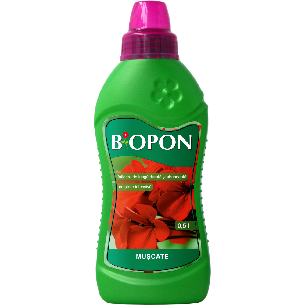 BIOPON: Ingrasamant pentru pelargonii  (422 specii muscata), 0,5 L  