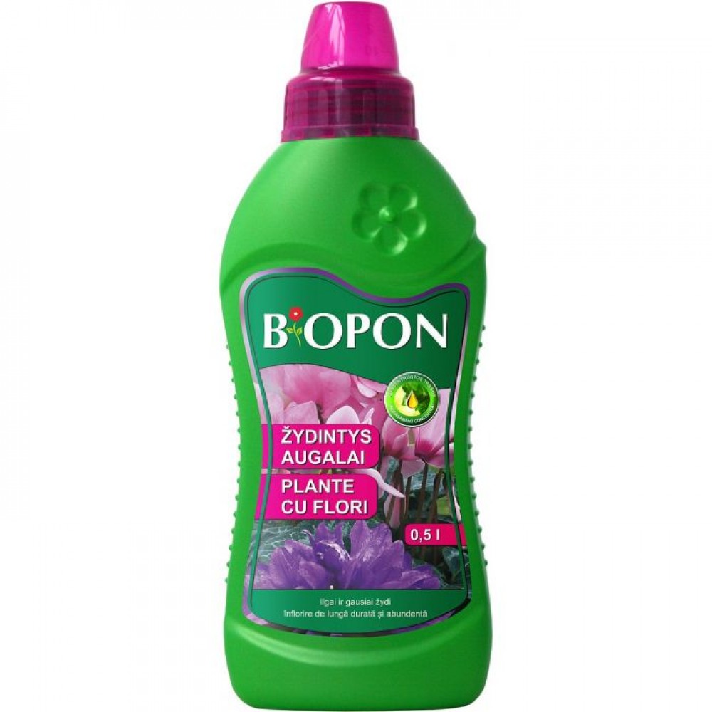 BIOPON: Ingrasamant plante cu flori, 0,5 L