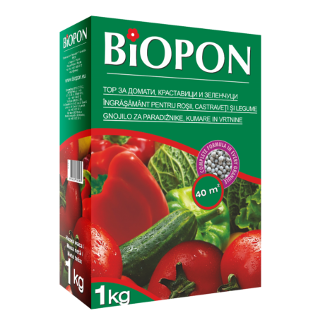 BIOPON: Ingrasamant rosii, castraveti si legume, 1 kg