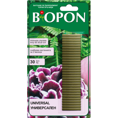 BIOPON: Ingrasamant universal sticks, 30 buc.