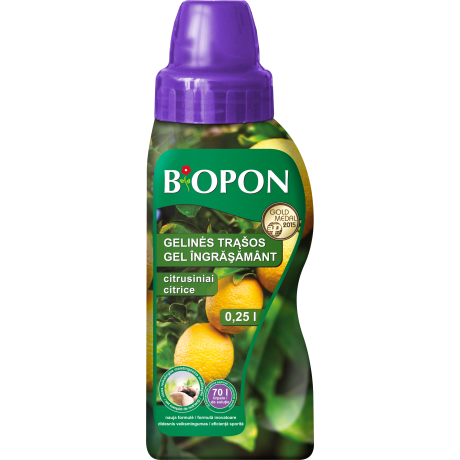 Biopon: Ingrasamant gel pentru citrice, 0,25 L