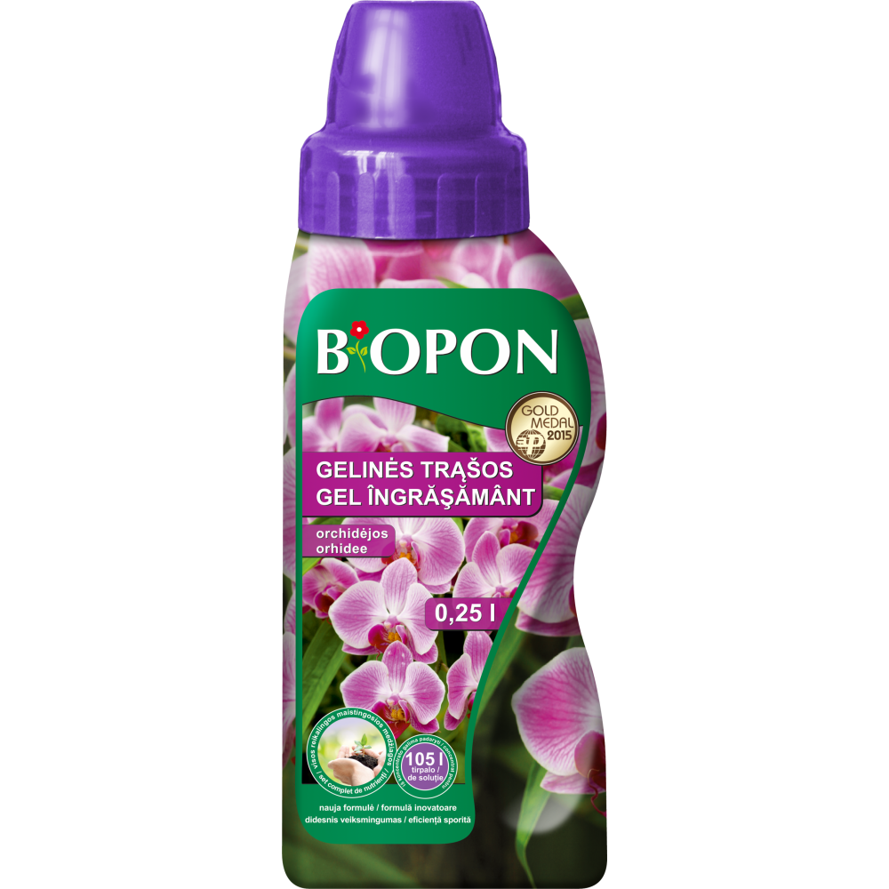 Biopon,: Ingrasamant gel pentru orhidee, 0,25 L