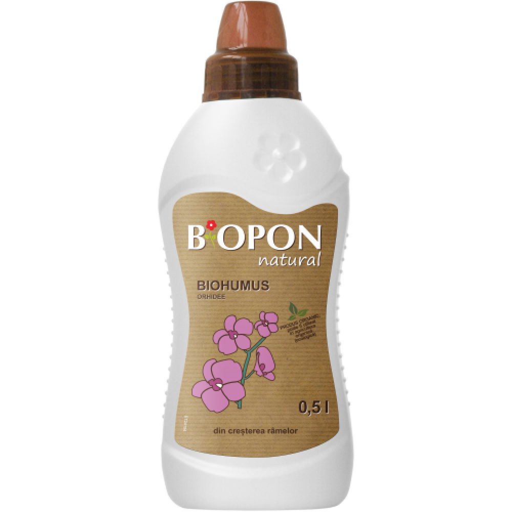 Biopon: BioHumus natural pentru orhidee, 0.5L