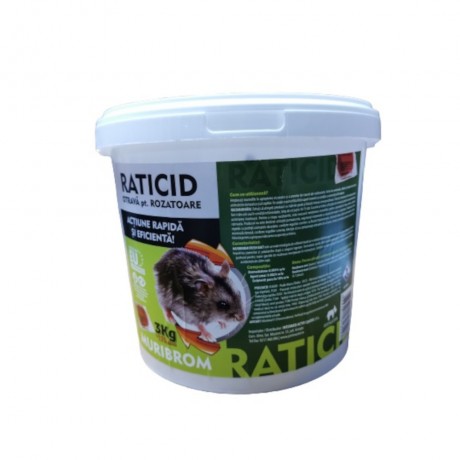  Muribrom - 3kg: Raticid pentru rozatoare 