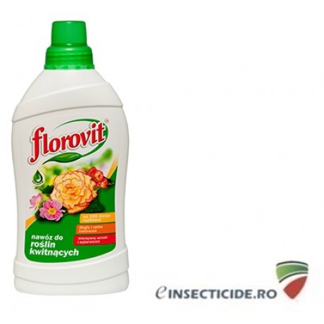 Florovit: Ingrasamant specializat lichid pentru plante cu flori, 0.25L