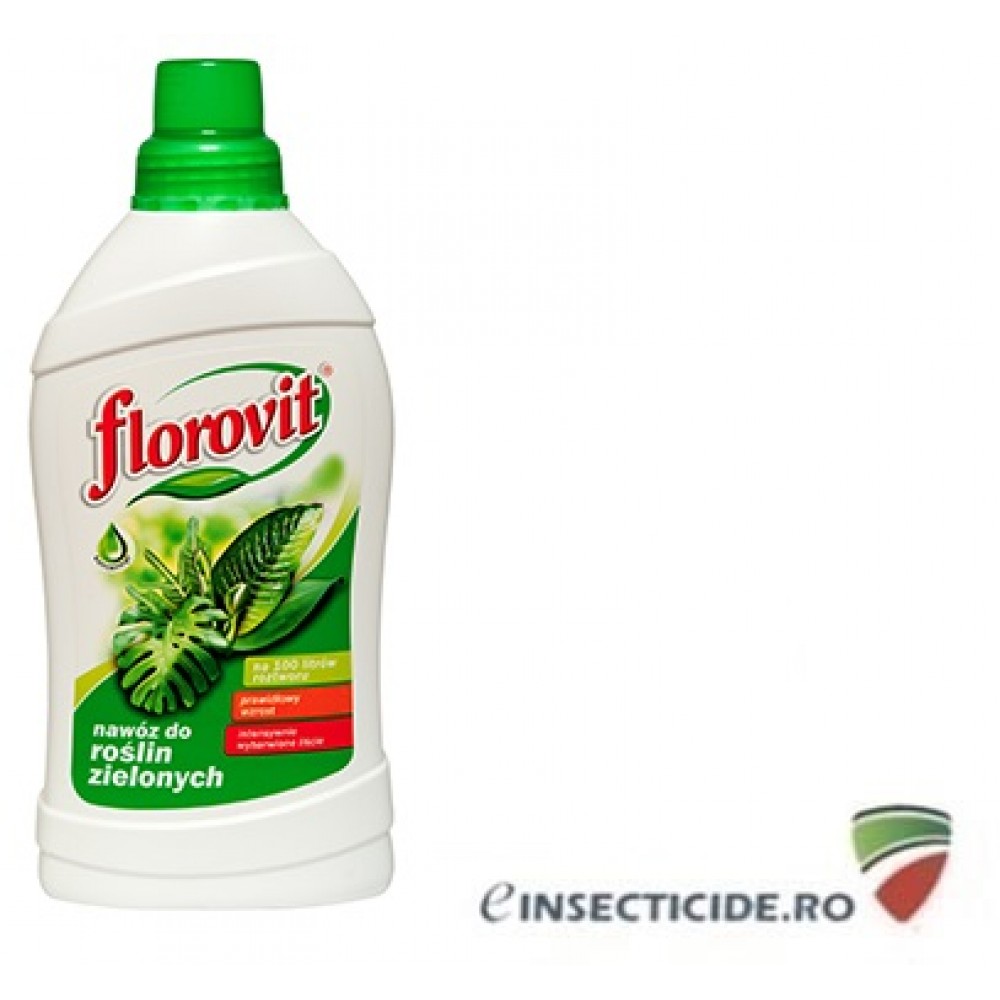 Florovit: Ingrasamant specializat lichid pentru plante verzi, 0.25L