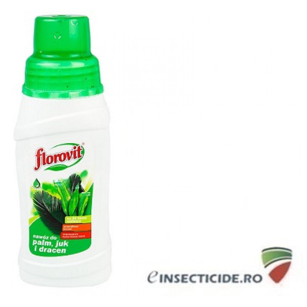 Florovit: Ingrasamant specializat lichid pentru palmieri, yucca si dracaena, 0.25L