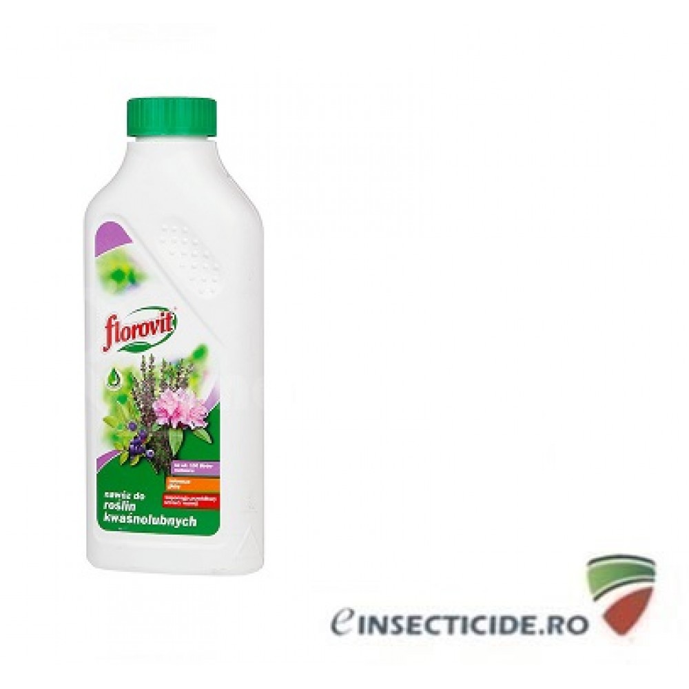 Florovit: Ingrasamant specializat lichid pentru plante calcifuge, 0.55L