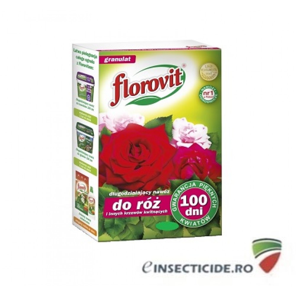  Florovit: Ingrasamant granulat pentru trandafiri si alti arbusti ornamentali, 4kg 