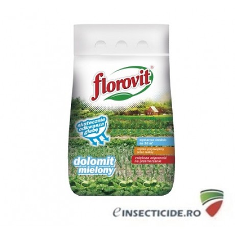  Florovit: Dolomita - Ingrasamant specializat granulat, 10kg