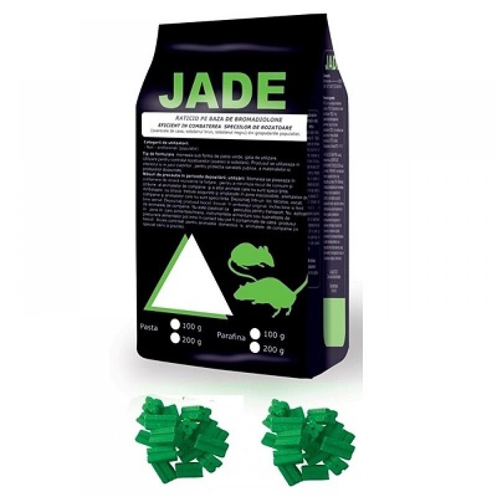  Jade, 200 gr - Parafina raticida contra rozatoarelor