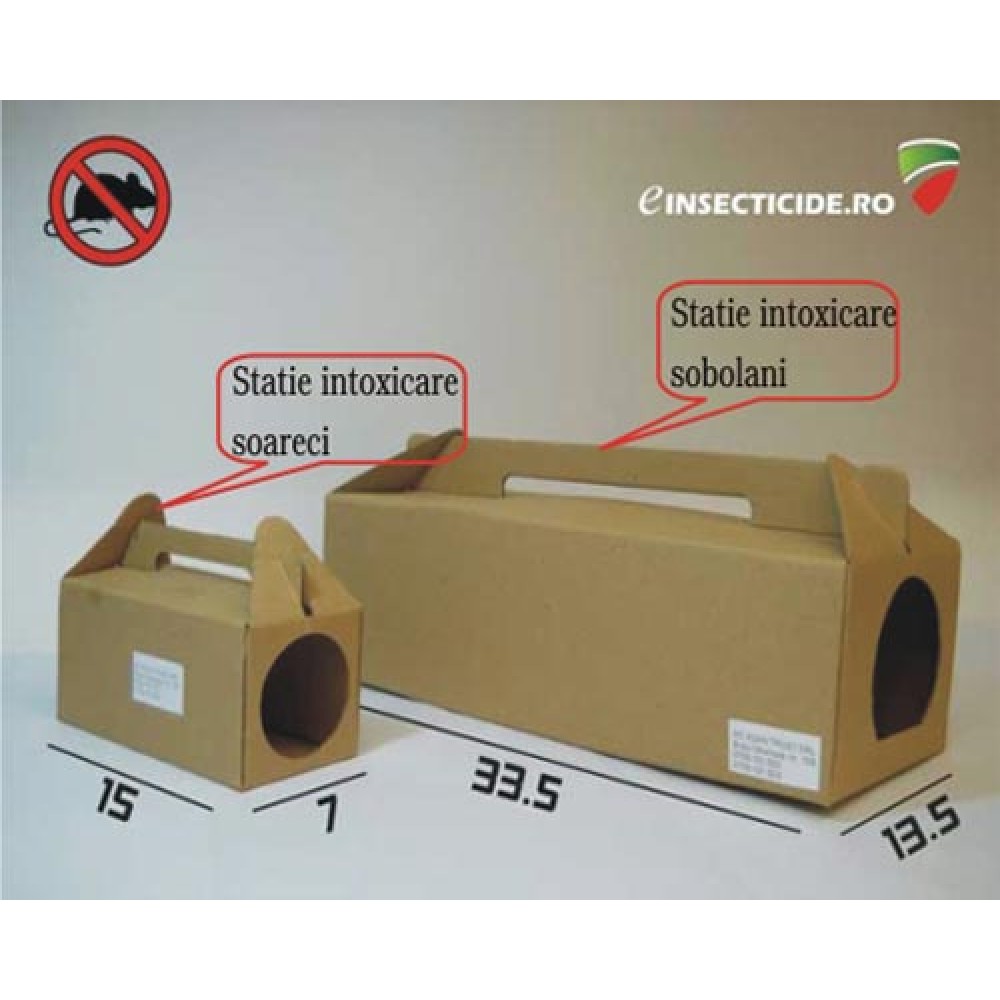  Bait Station: Statie de intoxicare pentru soareci mici 