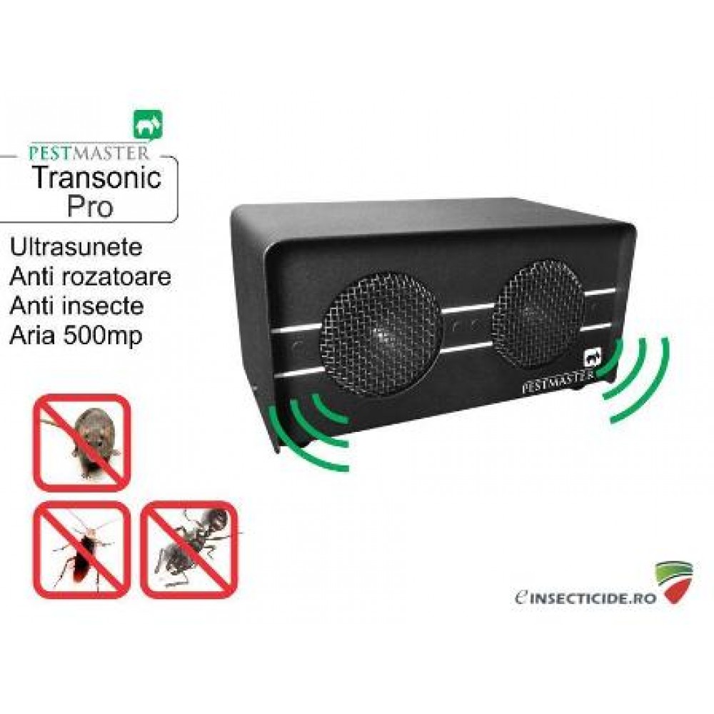 Transonic Pro- Dispozitiv cu ultrasunete pentru alungarea daunatorilor 