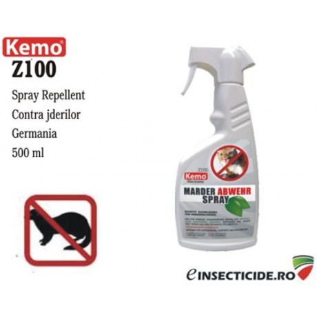 Z100, (500 ml):  Spray repellent concentrat contra rozatoarelor ptr protectie auto 